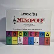 Musopoly Complete Sealed Board Game Learn to Read Music by Michiko Yurko 1991