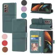 For Samsung Galaxy Z Fold 2 5G Luxury Magnetic Leather Wallet Phone Case Cover