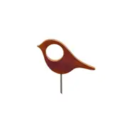 Steel Bird Sculpture Home/Garden/Patio Outdoor Display Decor 60x42cm Rust