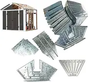 50% Structurally Stronger Truss Design Easy Shed Kit Builds 6'–14’ Widths Any Length - Storage Shed Garage Barn, Peak Roof 2x4 DIY EZ Framer Kit