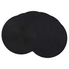 Round Braided Placemats Set of 6 Table Mats for Dining Tables Woven6397