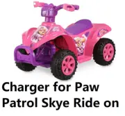 ac power supply battery Charger For 6v walmart paw patrol skye Ride-On