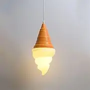 TONFON Restaurant Milk Tea Shop Pendant Light Modern Creative Cone ice Cream Chandelier Children's Room Hanging Light for Kitchen Island Living Room Bedroom Bedside Dining Room Hallway