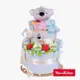 【Familidoo 米多】考拉三層尿布蛋糕（藍色M號） 新生兒禮盒 彌月禮盒 滿月送禮