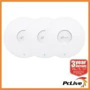 TP-Link EAP610 3 Pack AX1800 Wireless Dual Band Ceiling Mount Access Point WiFi6