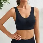 Casual Plus Size Wireless Bra for Women CrossBack for Sports & For Yoga