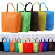 Reusable Shopping Bag Women Non-woven Grocery Shoulder Tote Handbag Supermarket.