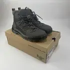 Dr. Martens Boots Mens US Size 12 Buwick Gunmetal Gray Extra Tough 50/50+ Ajax