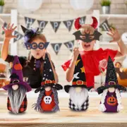 4Pcs Halloween Decor Cartoon Forest Man Pendant Faceless Doll Doll Decoration