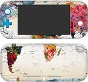Official Mark Ashkenazi Map of The World Art Mix Vinyl Sticker Gaming Skin Decal Cover Compatible with Nintendo Switch Lite