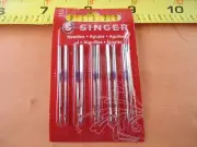 10 GENUINE Flat Shank Serger Singer 14U- Overlock Needles 2054-42