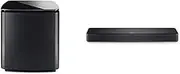 Bass Module 700 - Black- Wireless, Compact Subwoofer and Bose TV Speaker, includes Remote Control