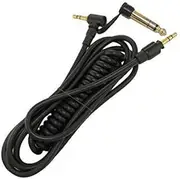 3.5mm to 3.5mm / 6.5mm Aux Cable Cord Wire for Monster Beats Dr. Dre Pro Detox Headphones (Black)