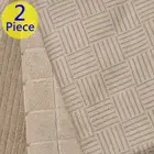 Ladelle Benson Microfibre Kitchen Tea Towels 4Pk 45cmx70cm. 2 Piece Taupe