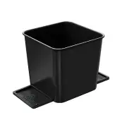 Car Trash Can Auto Garbage Bin Waterproof Storage with Anti Slip Base Mat Clip