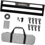 ａ aternee Effect Pedal Board Bag Pedalboard Package Guitar Effect Pedal Board Case Aluminum Alloy Pedalboard