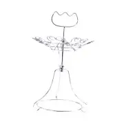 Wine Glass Holder Decoration with Handle 6 Hooks Iron Wine Glass Rack Wine Glass