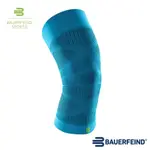 BAUERFEIND 保爾範 專業運動壓縮護膝束套 德國製 運動護具 天空藍【單入裝】 7000036