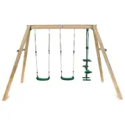 Forde 3-Station Timber Swing Set