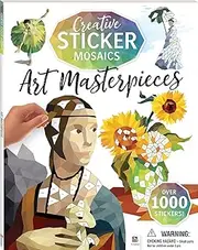 Creative Sticker Mosaics: Art Masterpieces