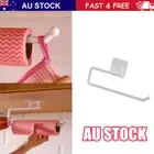 Paper Towel Holder Hanger Rack Kitchen Shelf Organizer Under Cabinet Roll Cup 6J
