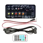 Bluetooth 5.0 Digital D10 Amplifier Board USB FM Radio TF Player Audio Subwoofer
