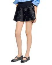 Sandro Rhinestone Shorts