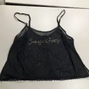 Savage X Fenty CARNIVAL MESH CAMI Black 3XL