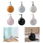 Liquid Soap Dispenser with Pump 550ml Ceramic for Restaurant Vanity Bathroom
