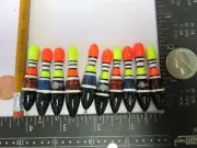 10 NEW WOOD SLIP FLOATS / BOBBERS PANFISH ICE FISHING NO FREEZE UP ON LINE B248