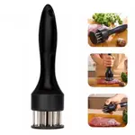 MEAT TENDERIZER WITH ULTRA SHARP STAINLESS STEEL NEEDLE BLAD