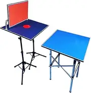 Table Tennis Rebound Board,Self Training Equipmen,Floor-Standing Ping Pong Trainer,Adjustable Height for Home School