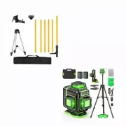 Laser Level 360 Self Leveling with Tripod, Elikliv 4D Laser Level-Laser Level...