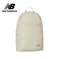 在飛比找Yahoo奇摩購物中心優惠-【New Balance】 雙層拉鍊後背包_中性_杏色_LA