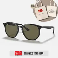 在飛比找PChome24h購物優惠-【RayBan 雷朋】瘦子配戴款 六角形膠框偏光太陽眼鏡(R