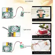 USB Recording Music Module DIY MP3 Recordable Sound Module USB Downloadable Sound Module, Light Con Green
