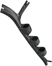 [GlowShift] Black Triple Pillar Gauge Pod Compatible with Chevrolet C10 1973-1987 - ABS Plastic - Mounts (3) 2-1/16" (52mm) Gauges to Truck's A-Pillar
