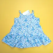 Build-A-Bear NEW Blue Floral Tiered Dress