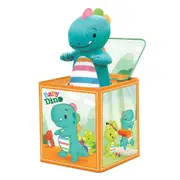 Schylling 16cm Baby Dino Jack In The Box Kids Interactive Play Sensory Toy 18m+