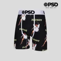 在飛比找momo購物網優惠-【PSD Underwear】PLAY BOY- 平口四角褲