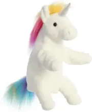 Hand Puppet Collection - 12" Unicorn Plush Soft, Fluffy Touch