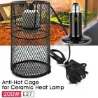 200W E27 Reptile Ceramic Heat Lamp Cage Light Bulb Holder Pet Brooder Anti-hot