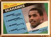1984 TOPPS SEATTLE SEAHAWKS TEAM SET NM/MT WARNER RC KRIEG RC SEALED