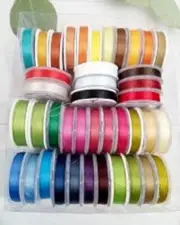 100 PC Thread for embroidery with beads TYTAN 100 MIX COLORS 9000 METERS