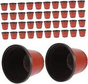 PHENOFICE 50pcs Plastic Nursery Pots for Indoor Plants Durable Seedling Containers for Succulent Gardening Practical Plant Growing Pots and Present Giving