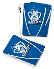 North Melbourne Kangaroos AFL Aussie Rules Deck Playing Cards Poker