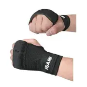 ISAMI Cushioned Inner BandBoxing Kickboxing Inner Gloves With pad japan Black