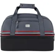 Sun Mountain Mid-Stripe Boston Bag - Black/Gunmetal/Red