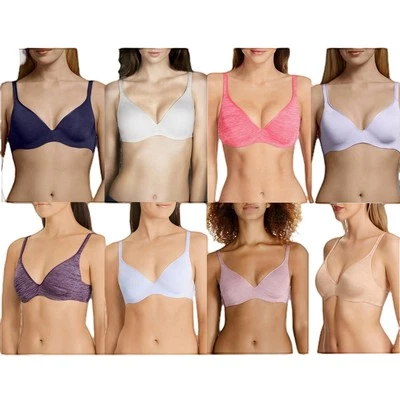 2 x Berlei Barely There Bras Contour Underwire Bra Womens (42K)