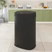 Advwin 50L Motion Sensor Bin Smart Kitchen Waste Trash Can Touch Free Garbage Cabniet Black